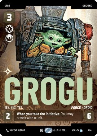 Grogu - Yes. Yes. Yes. (Prestige) (804) - Ashes of the Empire、Fantasy Flight Games、kayou