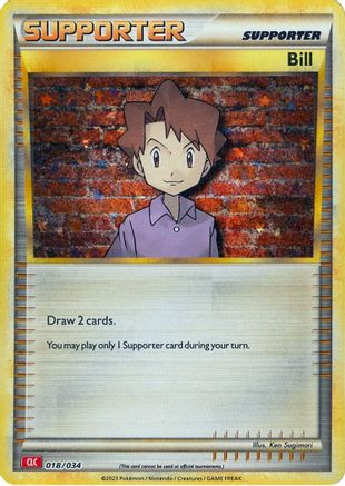 Bill (CLC) 18 - Trading Card Game Classic Holofoil、The Pokémon Company、kayou