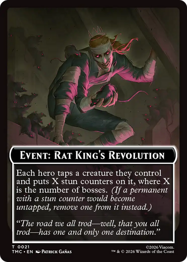 Teenage Mutant Ninja Turtles Commander - Event: Rat King's Evolution | Teenage Mutant Ninja Turtles Eternal、Magic: The Gathering、kayou
