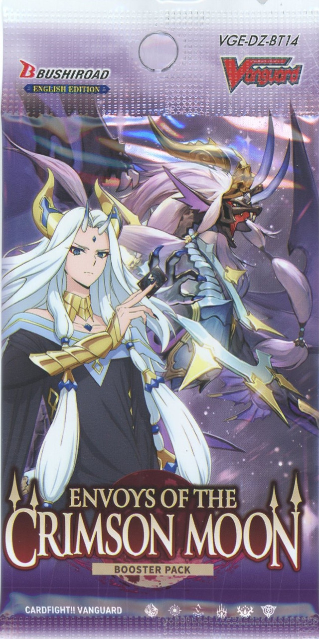 Cardfight Vanguard Trading Card Game Divinez Envoys of the Crimson Moon Booster Pack BT14、ToyWiz、kayou