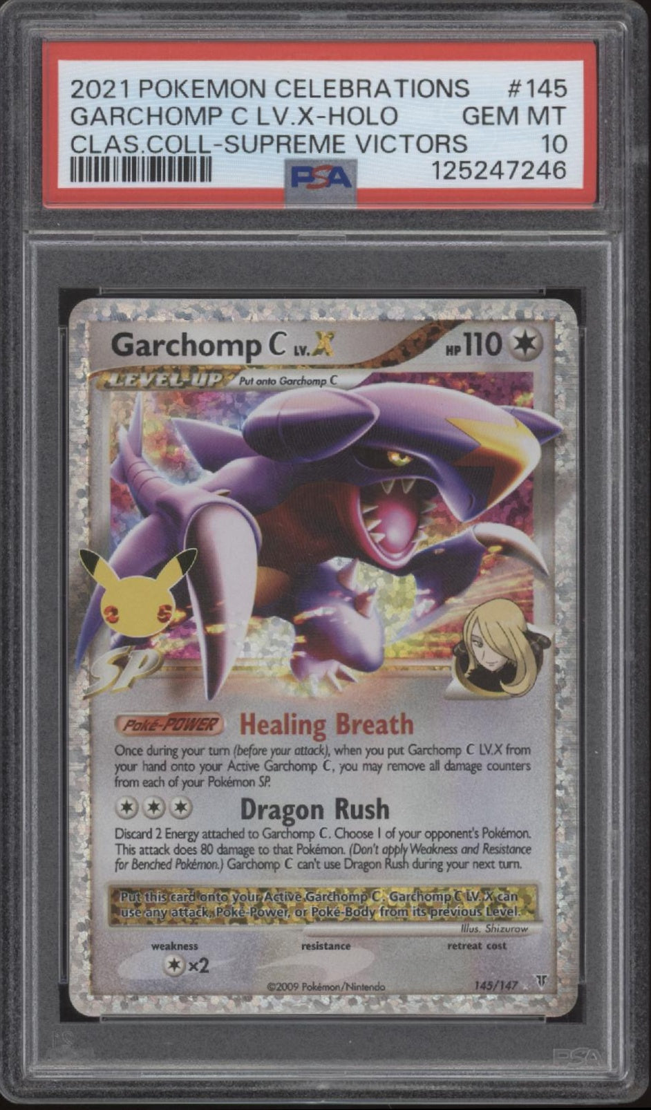 Garchomp C Lv. X Pokemon Celebrations Classic Coll Supreme Victors Holo PSA 10、Collector Store LLC Gaming、kayou
