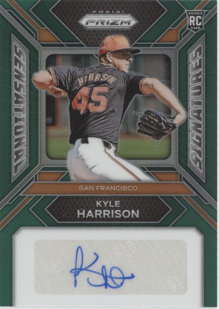 Kyle Harrison 2024 Panini Prizm Sensational Signatures Green Prizm RC Auto、Collector Store LLC、kayou