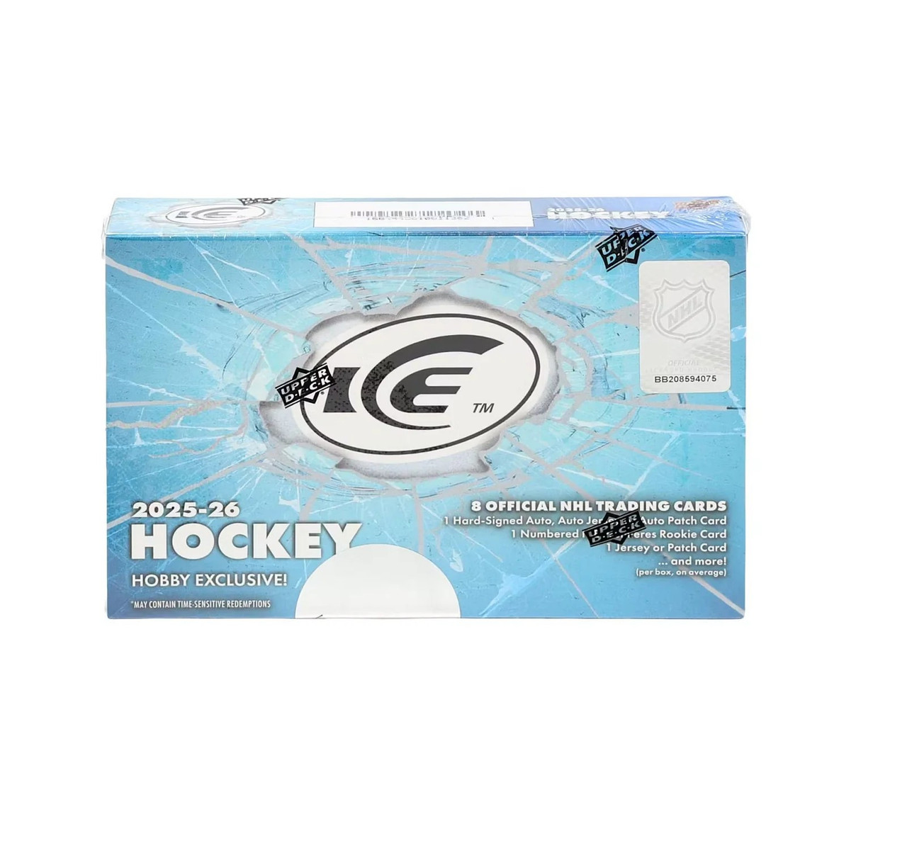 NHL Upper Deck 2025-26 Ice Hockey Trading Card HOBBY Box 8 Cards、ToyWiz、kayou