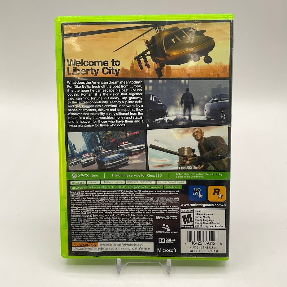 Grand Theft Auto IV Platinum Hits Xbox 360 Used #2、Collector Store LLC - VG、kayou