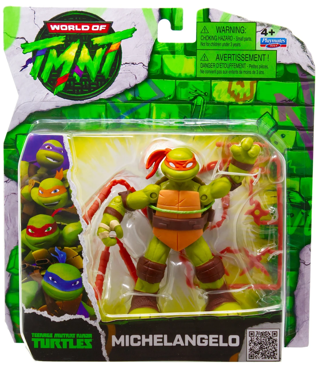 Teenage Mutant Ninja Turtles World of TMNT Michelangelo Action Figure、ToyWiz、kayou