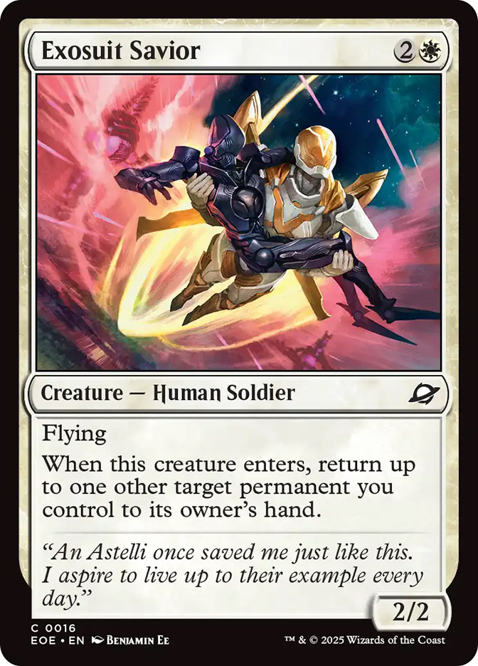 Exosuit Savior、Magic: The Gathering、kayou