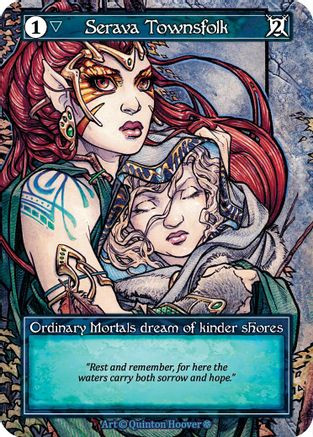 Serava Townsfolk (Foil) - Gothic Foil、Gothic、kayou