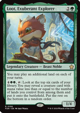 Loot, Exuberant Explorer (PPECL-106) - Promo Pack: Lorwyn Eclipsed Foil、Wizards of the Coast、kayou