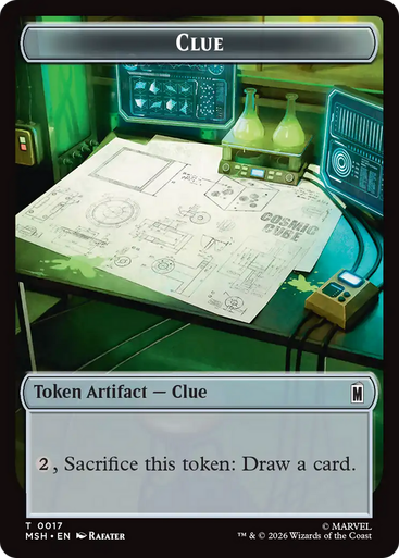 Marvel Super Heroes - Clue Token | Marvel Super Heroes、Magic: The Gathering、kayou