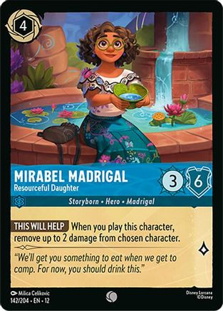 Mirabel Madrigal - Resourceful Daughter (142/204) - Wilds Unknown Cold Foil、Ravensburger、kayou
