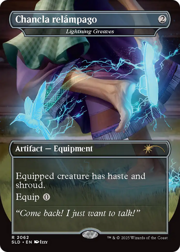 Lightning Greaves Chancla relampago (Foil) (Secret Lair - Nuestra Magia) | Secret Lair Drops、Magic: The Gathering、kayou