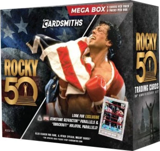 Rocky 50th Anniversary Trading Card MEGA Box 8 Packs (Pre-Order ships November)、ToyWiz、kayou