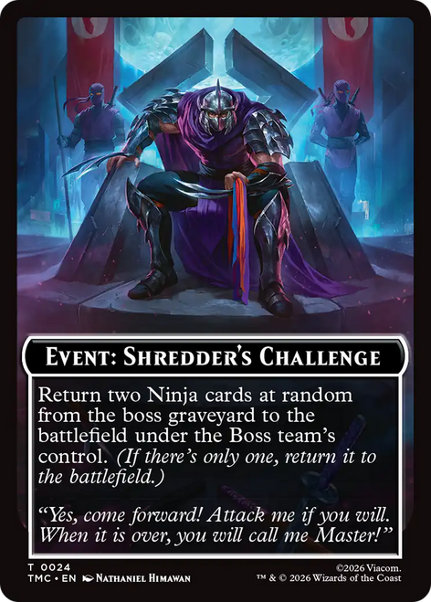 Teenage Mutant Ninja Turtles Commander - Event: Shredder's Challenge | Teenage Mutant Ninja Turtles Eternal、Magic: The Gathering、kayou