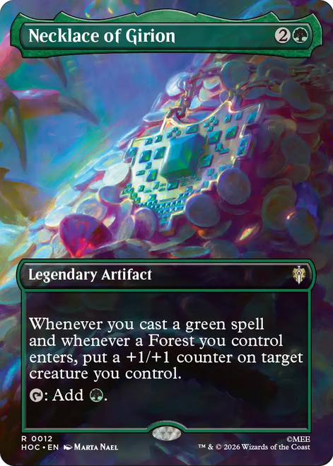 Necklace of Girion (Borderless Scene Foil) | The Hobbit Commander、Magic: The Gathering、kayou