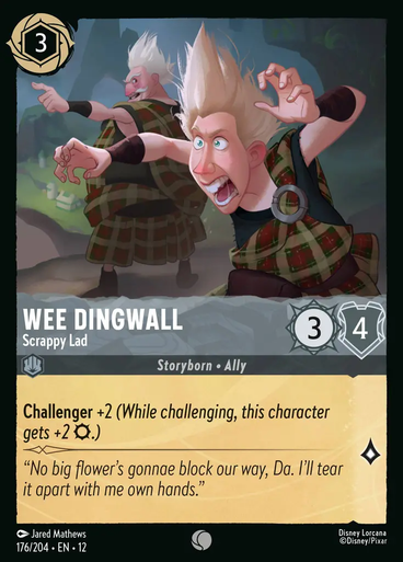 Wee Dingwall - Scrappy Lad | Wilds Unknown、Disney Lorcana、kayou