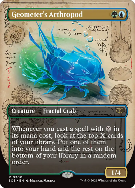 Geometer's Arthropod (Borderless Field Notes Foil) | Secrets of Strixhaven、Magic: The Gathering、kayou