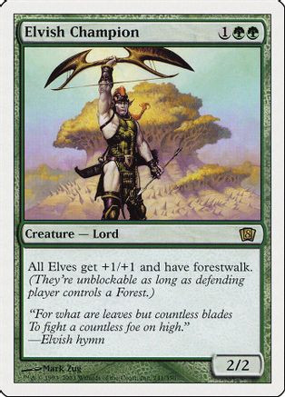 Elvish Champion (8ED-241) - 8th Edition Foil、Wizards of the Coast、kayou