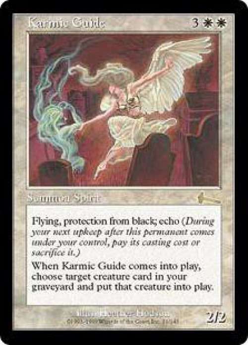 MtG Urza's Legacy Rare Karmic Guide #11 Heavily Played、ToyWiz、kayou