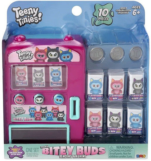 Teeny Tinies! Teeny Bitey Buds Vending Machine Playset 10 Pieces、ToyWiz、kayou
