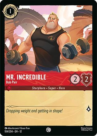 Mr. Incredible - Bob Parr (104/204) - Wilds Unknown、Ravensburger、kayou