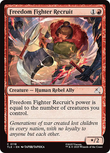 Freedom Fighter Recruit、Magic: The Gathering、kayou