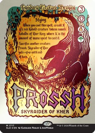 Prossh, Skyraider of Kher (Rainbow Foil) (SLD-1717) - Secret Lair Drop Series Foil、Wizards of the Coast、kayou