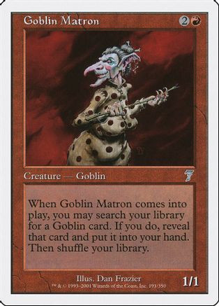 Goblin Matron (7ED-191) - 7th Edition Foil、Wizards of the Coast、kayou