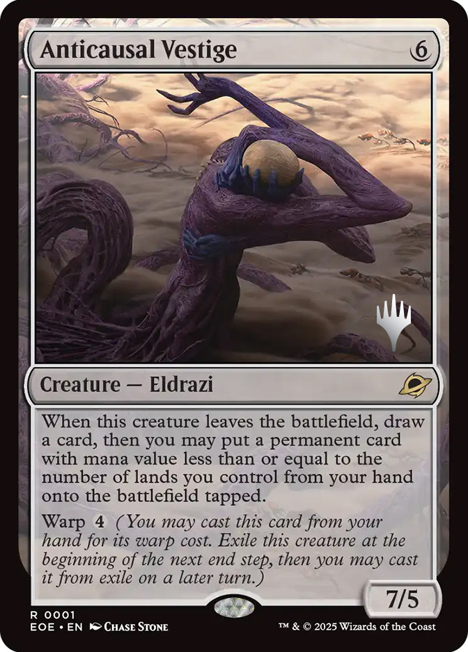 Anticausal Vestige (PRM-PP_EOE_001-ENN)、Magic: The Gathering、kayou