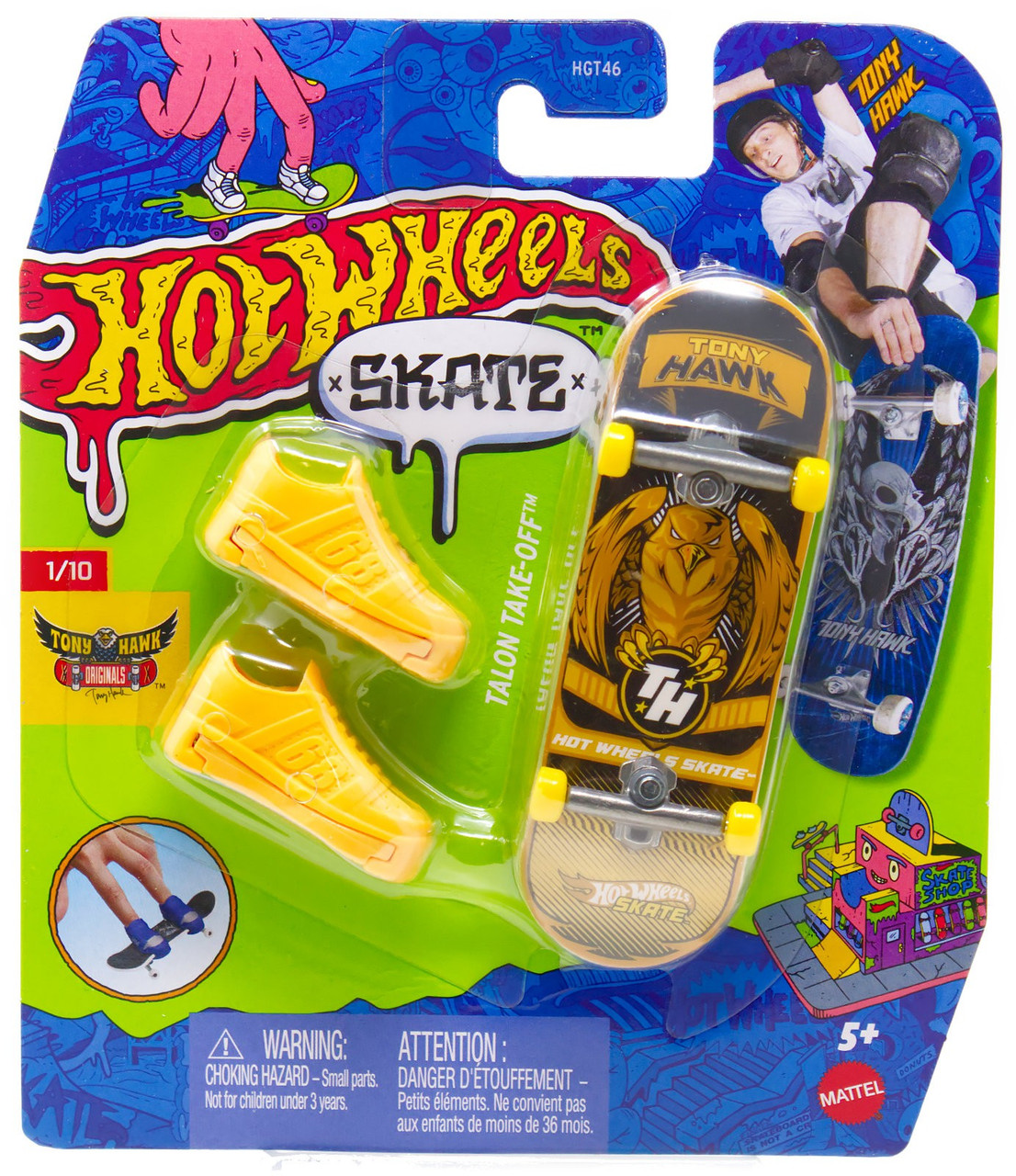 Hot Wheels Skate Tony Hawk Talon Take-Off Mini Skateboard、ToyWiz、kayou