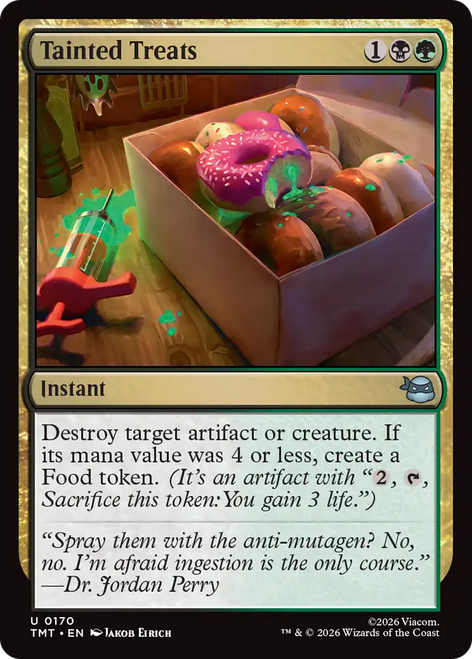 Tainted Treats (Foil) | Teenage Mutant Ninja Turtles、Magic: The Gathering、kayou