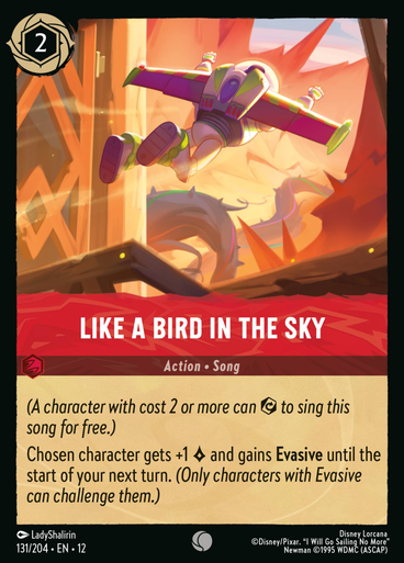 Like a Bird in the Sky (Foil) | Wilds Unknown、Disney Lorcana、kayou