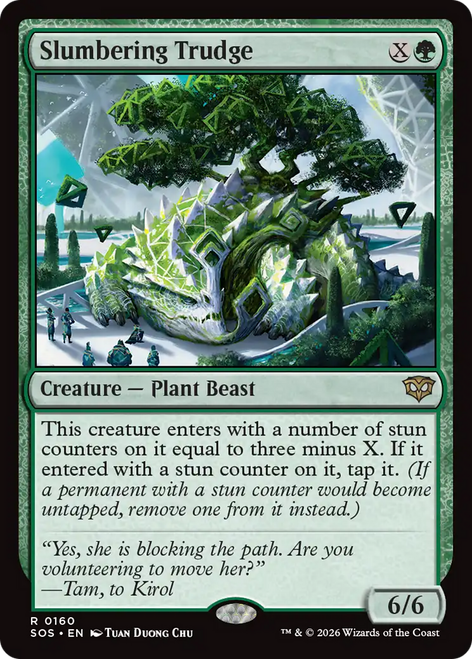Slumbering Trudge (Foil) | Secrets of Strixhaven、Magic: The Gathering、kayou