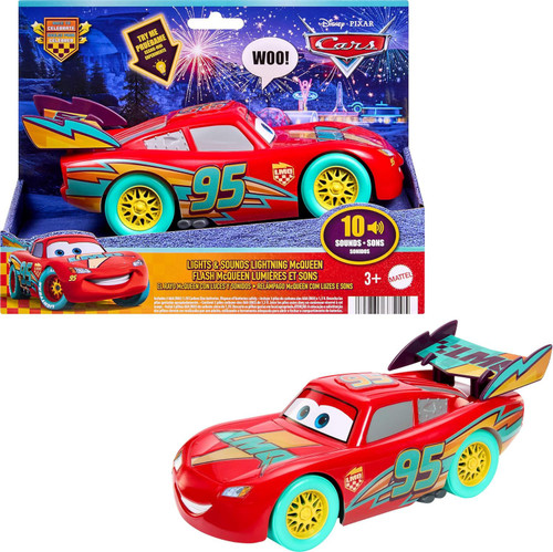 Disney / Pixar Cars Race to Celebrate Lights & Sounds Lightning McQueen Vehicle、ToyWiz、kayou