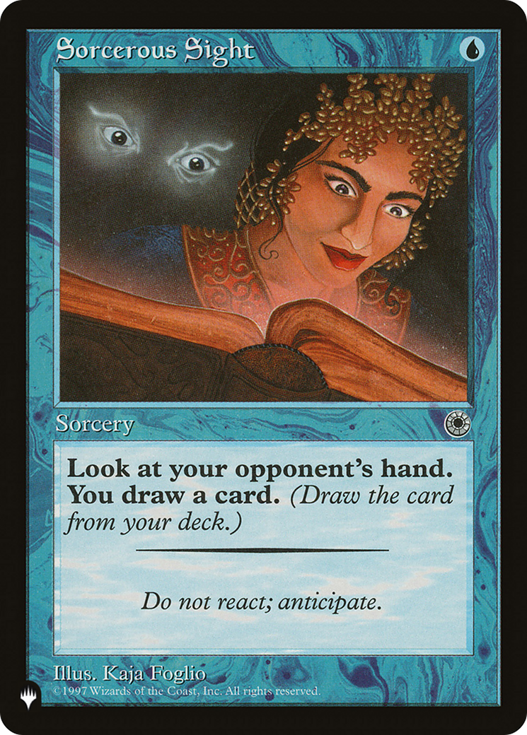 Sorcerous Sight (LIST-) - The List、Wizards of the Coast、kayou