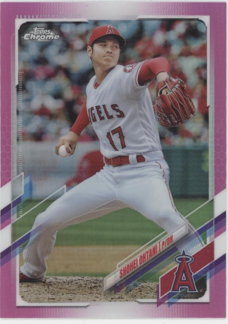 Shohei Ohtani 2021 Topps Chrome Pink Refractor #159、Collector Store LLC、kayou