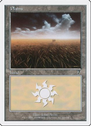 Plains (344) (7ED-344) - 7th Edition Foil、Wizards of the Coast、kayou