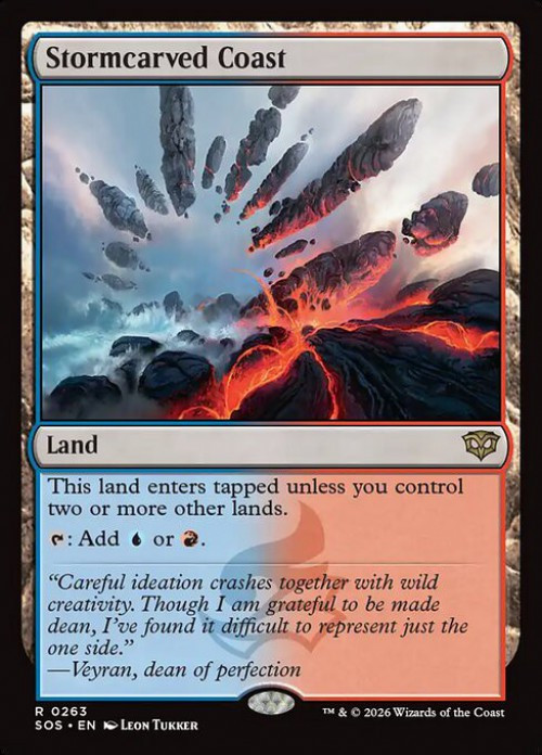 MtG Secrets of Strixhaven Rare Stormcarved Coast #263、ToyWiz、kayou