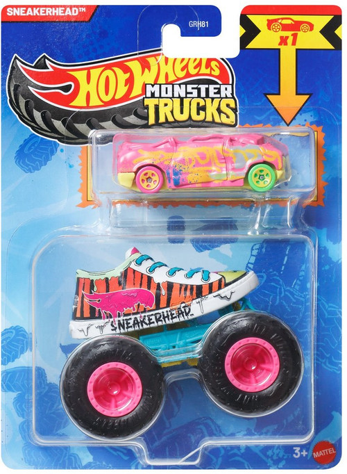 Hot Wheels Monster Trucks Sneakerhead Diecast Car、ToyWiz、kayou