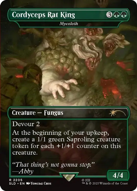 Mycoloth Cordyceps Rat King (Foil) (Secret Lair - The Last of Us Part II) | Secret Lair Drops、Magic: The Gathering、kayou