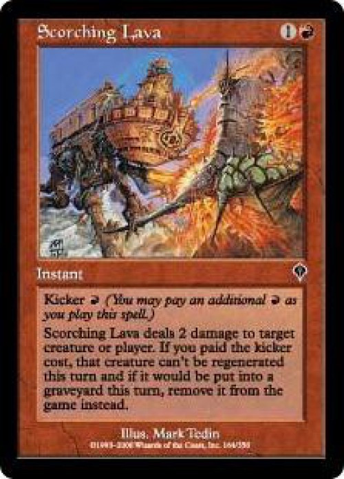 MtG Invasion Common Scorching Lava #164、ToyWiz、kayou
