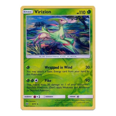 Shining Legends 08/73 Virizion (Reverse Holo)、Pokemon、kayou