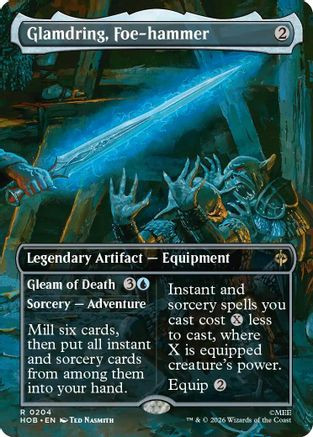 Glamdring, Foe-hammer (Borderless) (HOB-204) - The Hobbit、Wizards of the Coast、kayou