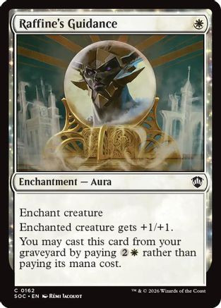 Raffine's Guidance (SOC-162) - Commander: Secrets of Strixhaven、Wizards of the Coast、kayou