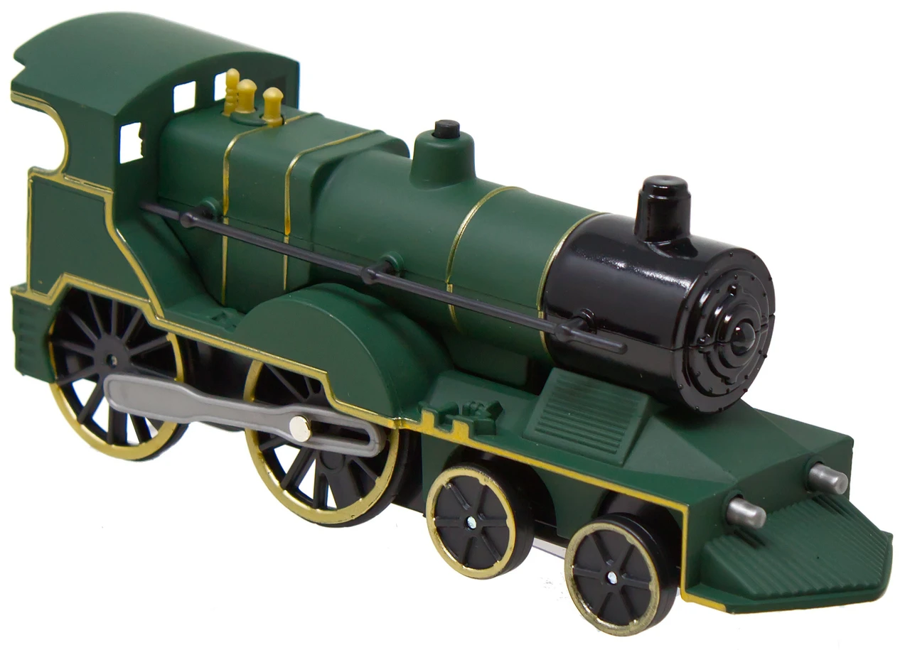 Schylling Light & Sound Locomotive GREEN Pull-Back Vehicle、ToyWiz、kayou