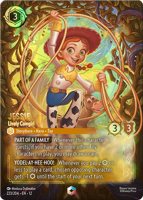 Jessie - Lively Cowgirl (Enchanted Rare) | Wilds Unknown、Disney Lorcana、kayou