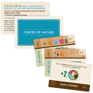 Cascadia: Rolling Rivers - Forces of Nature Mini-Expansion - Kickstarter Promo (Add to cart to see price)、Alderac Entertainment Group、kayou