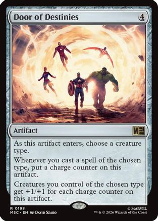 Door of Destinies (Surge Foil) (MSC-198) - Commander: Marvel Super Heroes Foil、Wizards of the Coast、kayou