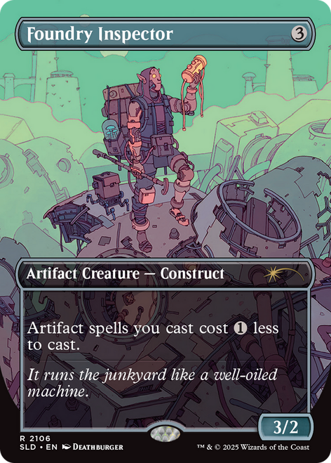 Foundry Inspector (Foil) (Secret Lair - Deathburger) | Secret Lair Drops、Magic: The Gathering、kayou