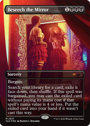 Beseech the Mirror (Foil) (Secret Lair - Viva Las Rakdos) | Secret Lair Drops、Magic: The Gathering、kayou
