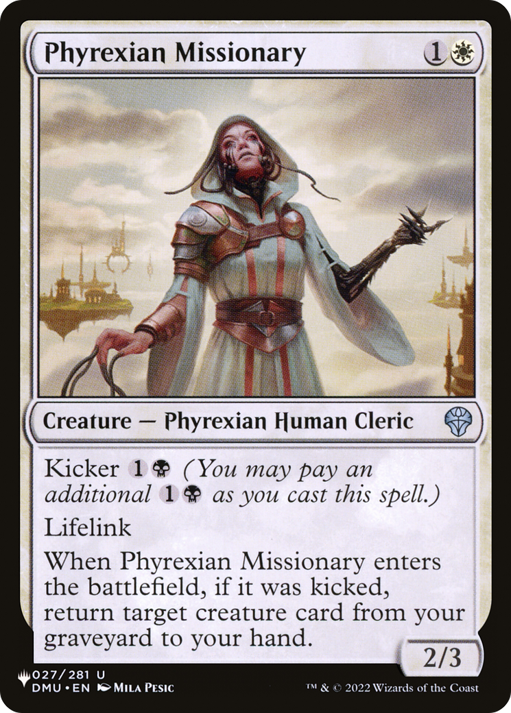Phyrexian Missionary (LIST-027/281) - The List、Wizards of the Coast、kayou